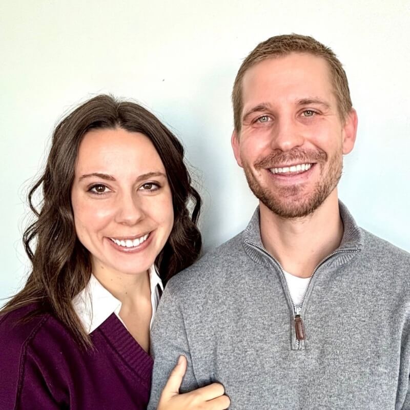 Liz Heimer and Micah Larson